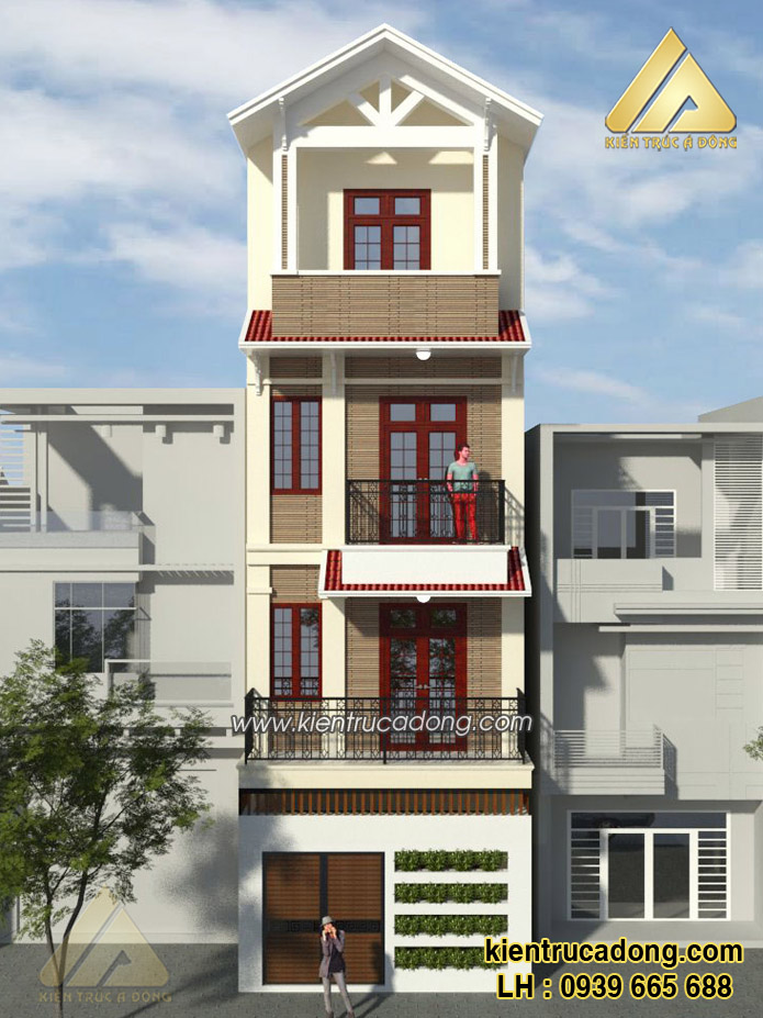 Mặt tiền nhà phố 4 tầng Mặt tiền nhà phố 4 tầng